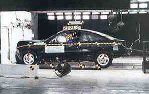 NCAP 1997 Chevrolet Cavalier front crash test photo