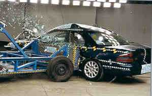 NCAP 1997 Dodge Intrepid side crash test photo