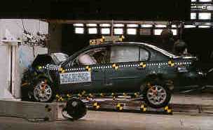 NCAP 1997 Chevrolet Malibu front crash test photo