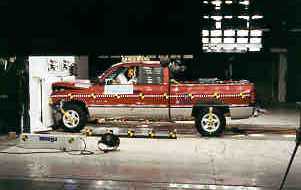 1997 Dodge Ram 1500 Extended Cab Front Crash