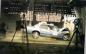 NCAP 1998 Ford Crown Victoria front crash test photo