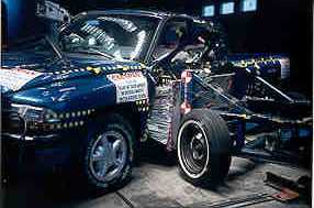 NCAP 1999 Dodge Dakota side crash test photo