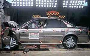 NCAP 2000 Buick Century front crash test photo