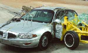 NCAP 2000 Buick LeSabre side crash test photo
