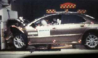 NCAP 2000 Chrysler LHS front crash test photo