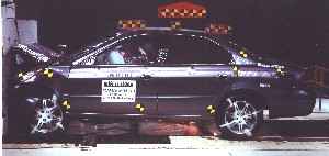NCAP 2001 Acura TL front crash test photo