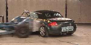 NCAP 2001 Audi TT side crash test photo