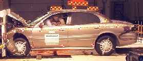 NCAP 2001 Buick LeSabre front crash test photo