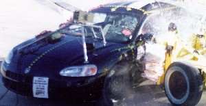 NCAP 2001 Dodge Stratus side crash test photo