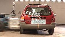 NCAP 2001 Mazda Tribute side crash test photo