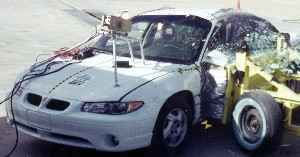 NCAP 2001 Pontiac Grand Prix side crash test photo