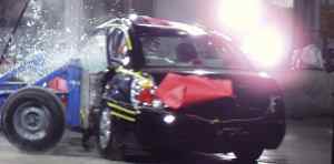 NCAP 2002 Nissan Altima side crash test photo