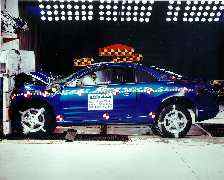 NCAP 2002 Mitsubishi Eclipse front crash test photo