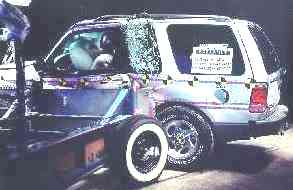 NCAP 2002 Ford Explorer side crash test photo