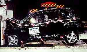 NCAP 2002 Chrysler PT Cruiser front crash test photo