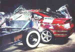 NCAP 2002 Acura RSX side crash test photo