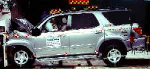 NCAP 2002 Toyota Sequoia front crash test photo