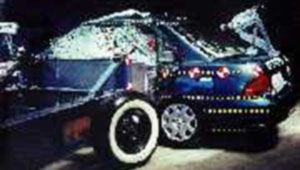NCAP 2002 Nissan Sentra side crash test photo