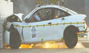 NCAP 2003 Chevrolet Cavalier front crash test photo