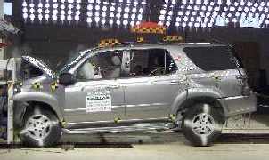 NCAP 2003 Toyota Sequoia front crash test photo