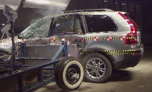 NCAP 2003 Volvo XC90 side crash test photo