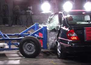 NCAP 2003 Toyota Camry side crash test photo