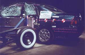 NCAP 2003 Chevrolet Impala side crash test photo