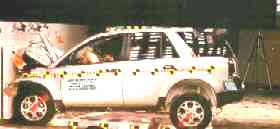 NCAP 2003 Saturn Vue front crash test photo