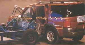 NCAP 2003 Ford Explorer side crash test photo