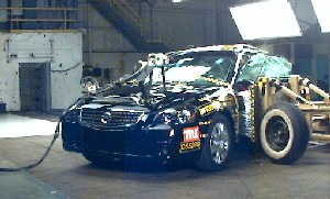 NCAP 2005 Nissan Altima side crash test photo