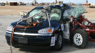 NCAP 2005 Chevrolet Malibu side crash test photo