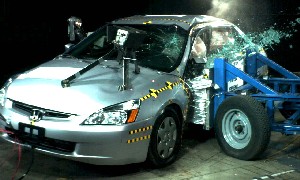 NCAP 2006 Honda Accord side crash test photo