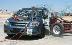 NCAP 2006 Chevrolet Cobalt side crash test photo