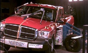 NCAP 2006 Dodge Dakota side crash test photo