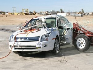 NCAP 2006 Ford Fusion side crash test photo