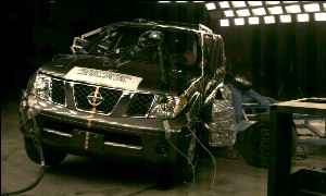 NCAP 2007 Nissan Pathfinder side crash test photo