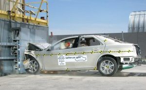 NCAP 2007 Cadillac STS front crash test photo