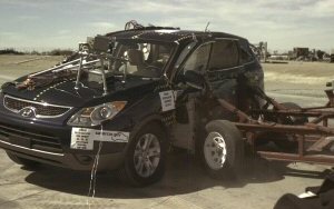 NCAP 2007 Hyundai Veracruz side crash test photo