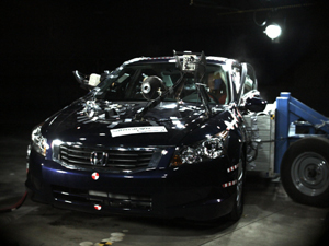 NCAP 2008 Honda Accord side crash test photo