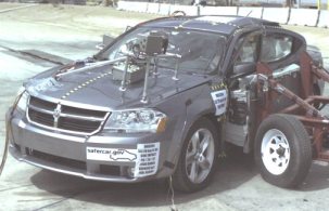 NCAP 2008 Dodge Avenger side crash test photo