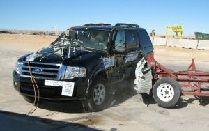 NCAP 2008 Ford Expedition side crash test photo