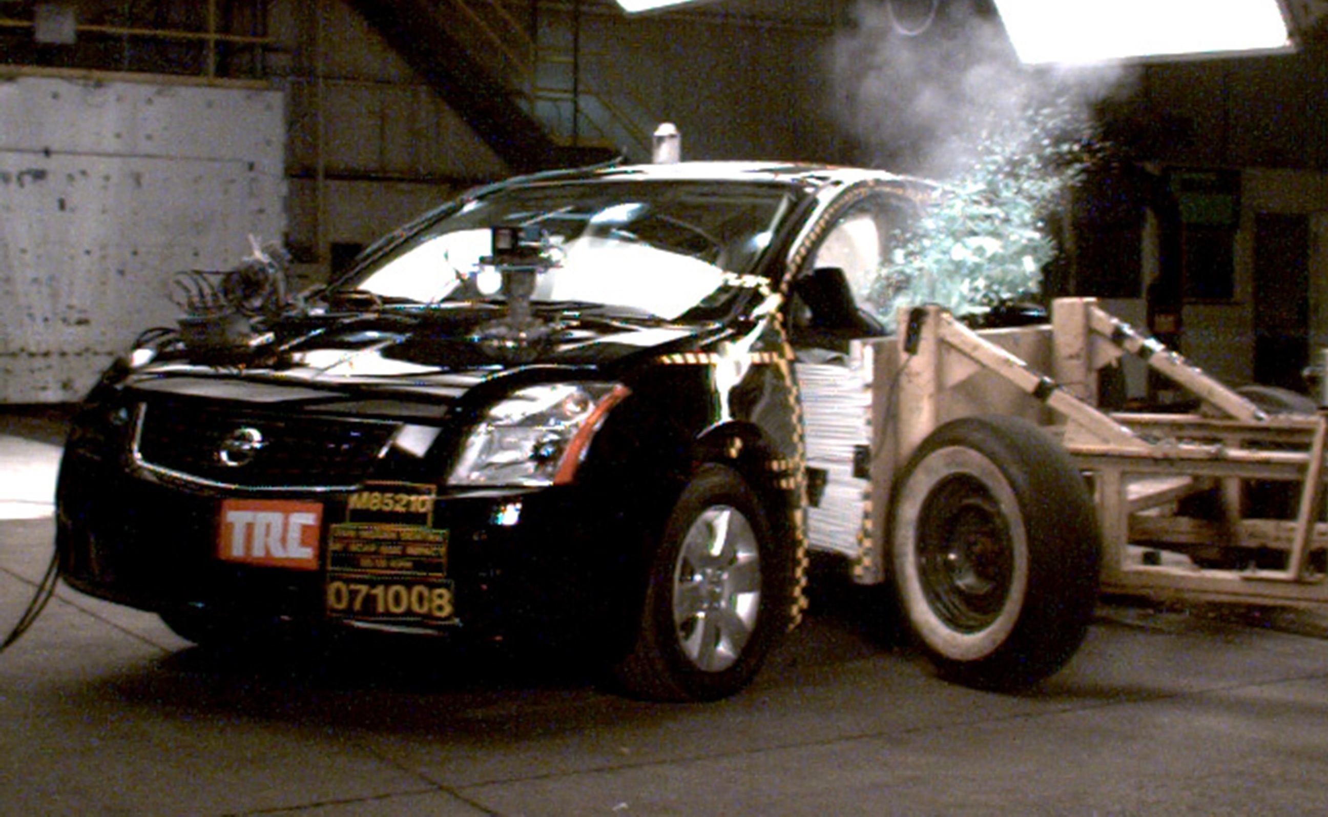 NCAP 2008 Nissan Sentra side crash test photo