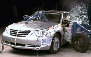NCAP 2008 Chrysler Sebring side crash test photo