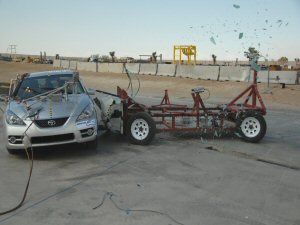 NCAP 2008 Toyota Solara side crash test photo