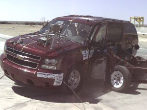 NCAP 2009 Chevrolet Suburban side crash test photo