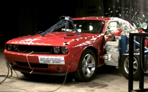 NCAP 2009 Dodge Challenger side crash test photo