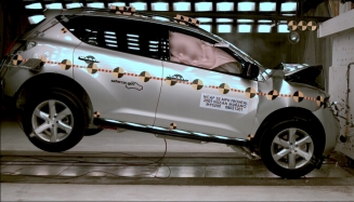 NCAP 2009 Nissan Murano front crash test photo