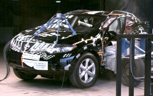 NCAP 2009 Nissan Murano side crash test photo