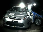 NCAP 2011 Ford Fiesta side crash test photo