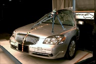 NCAP 2011 Buick Lucerne side pole crash test photo